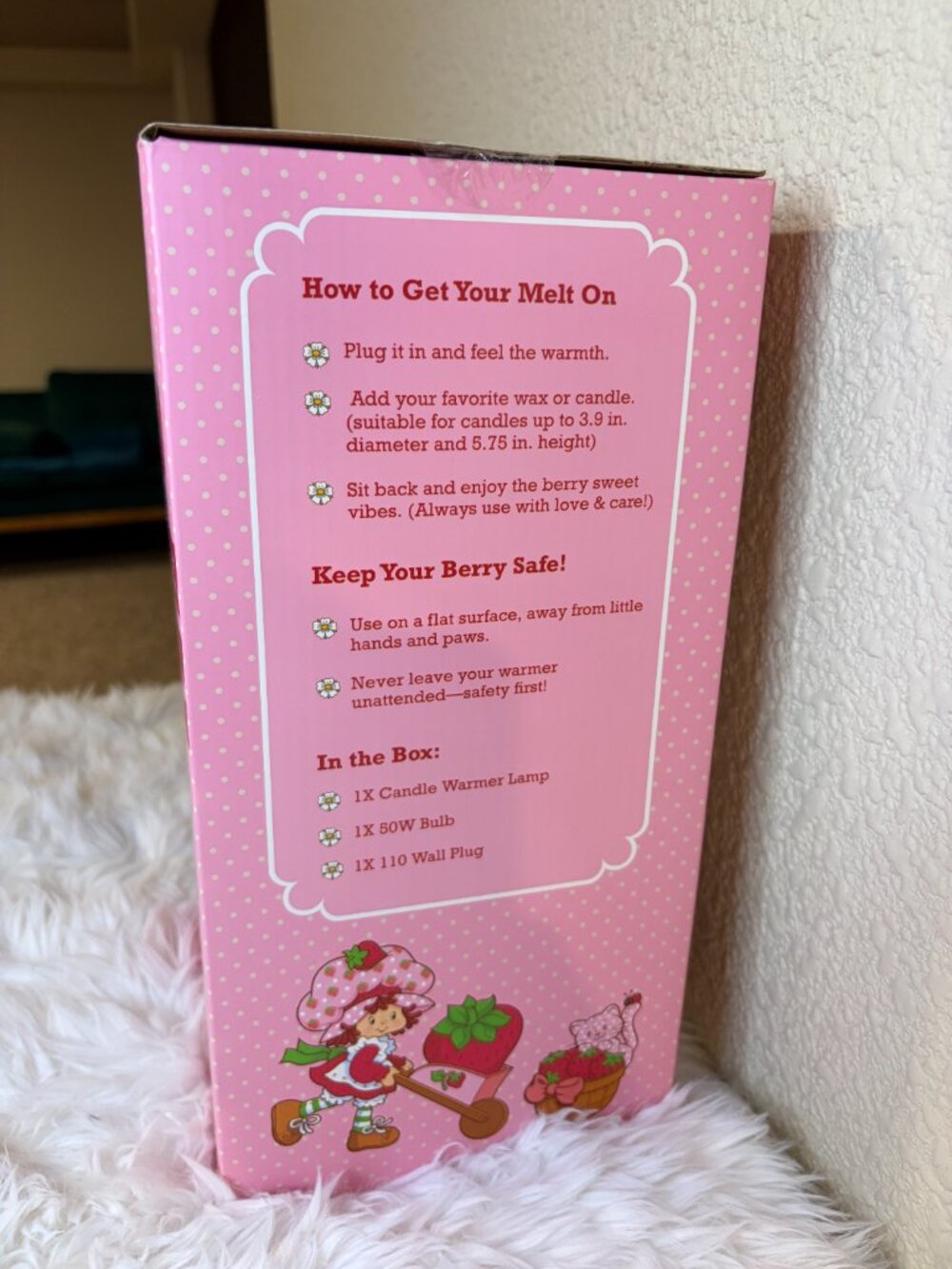 Vira, Strawberry Shortcake Strawberry Candle Warmer Lamp Timer NIB - Picture 5 of 8